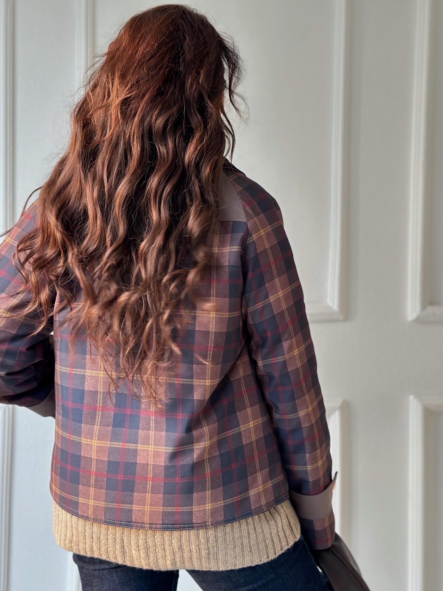 Premium Kalite Kareli Mont