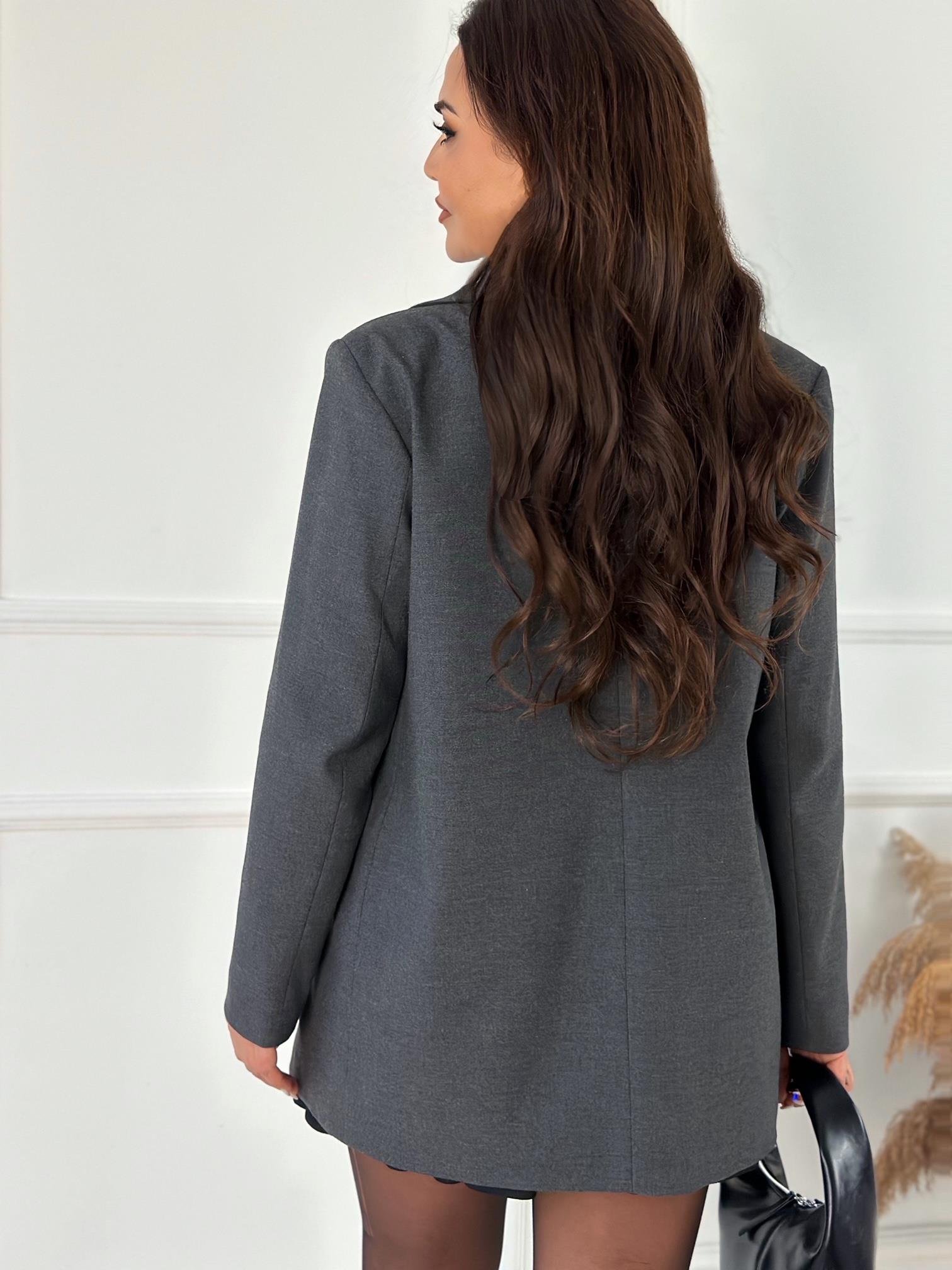 Premium Kalite Orijinal M.Dutti Oversize Blazer Ceket Antrasit