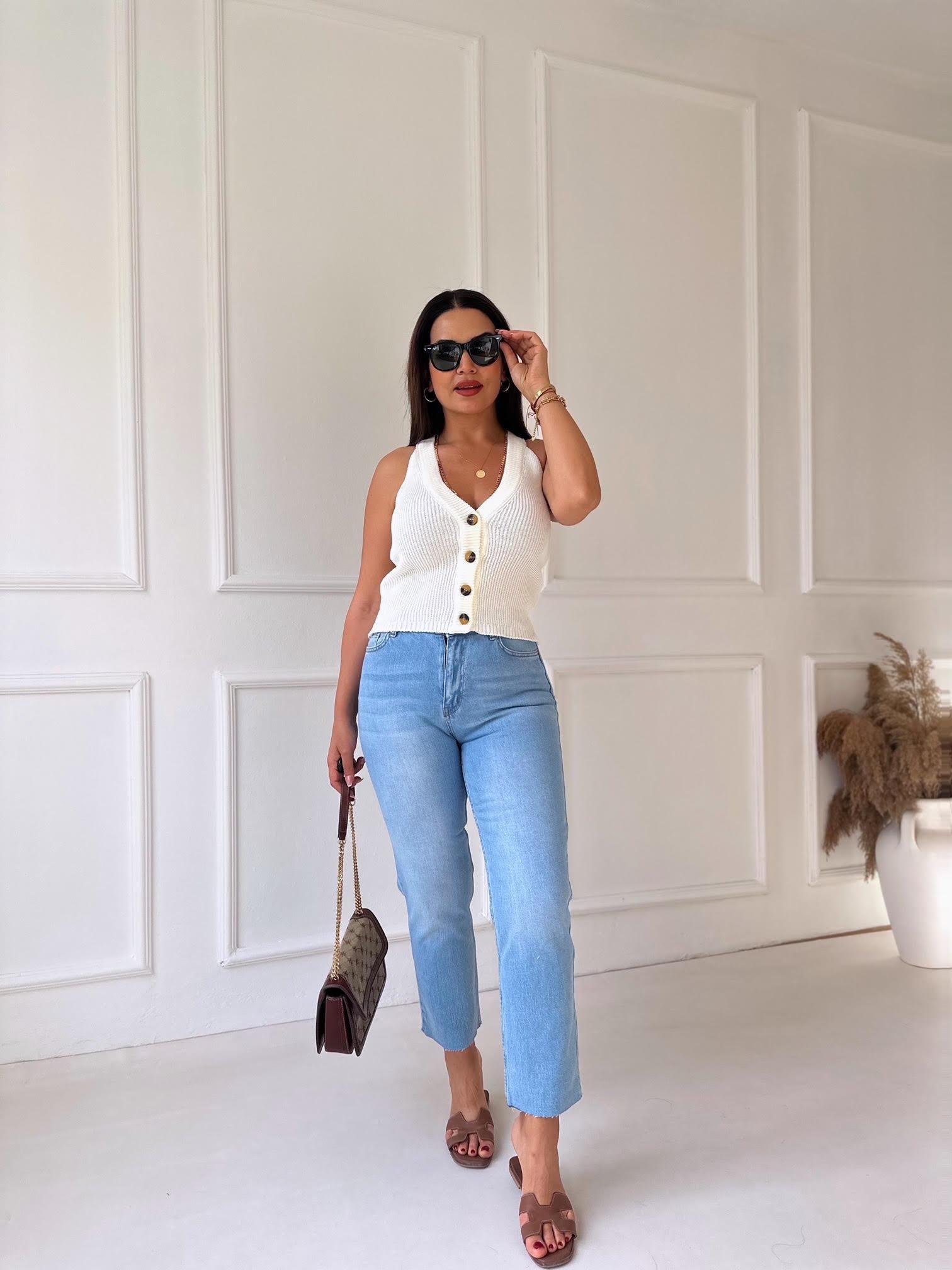 Premium Kalite Orjinal Marka Orta Mavi Yıkama Boy Fit Jean