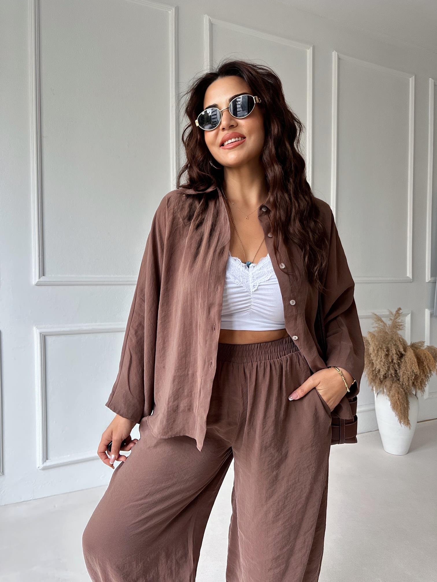 Premium Seri Siena Tensel Takım - Kahve