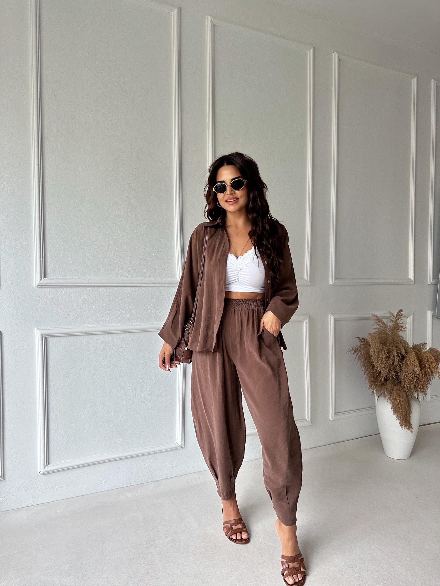 Premium Seri Siena Tensel Takım - Kahve