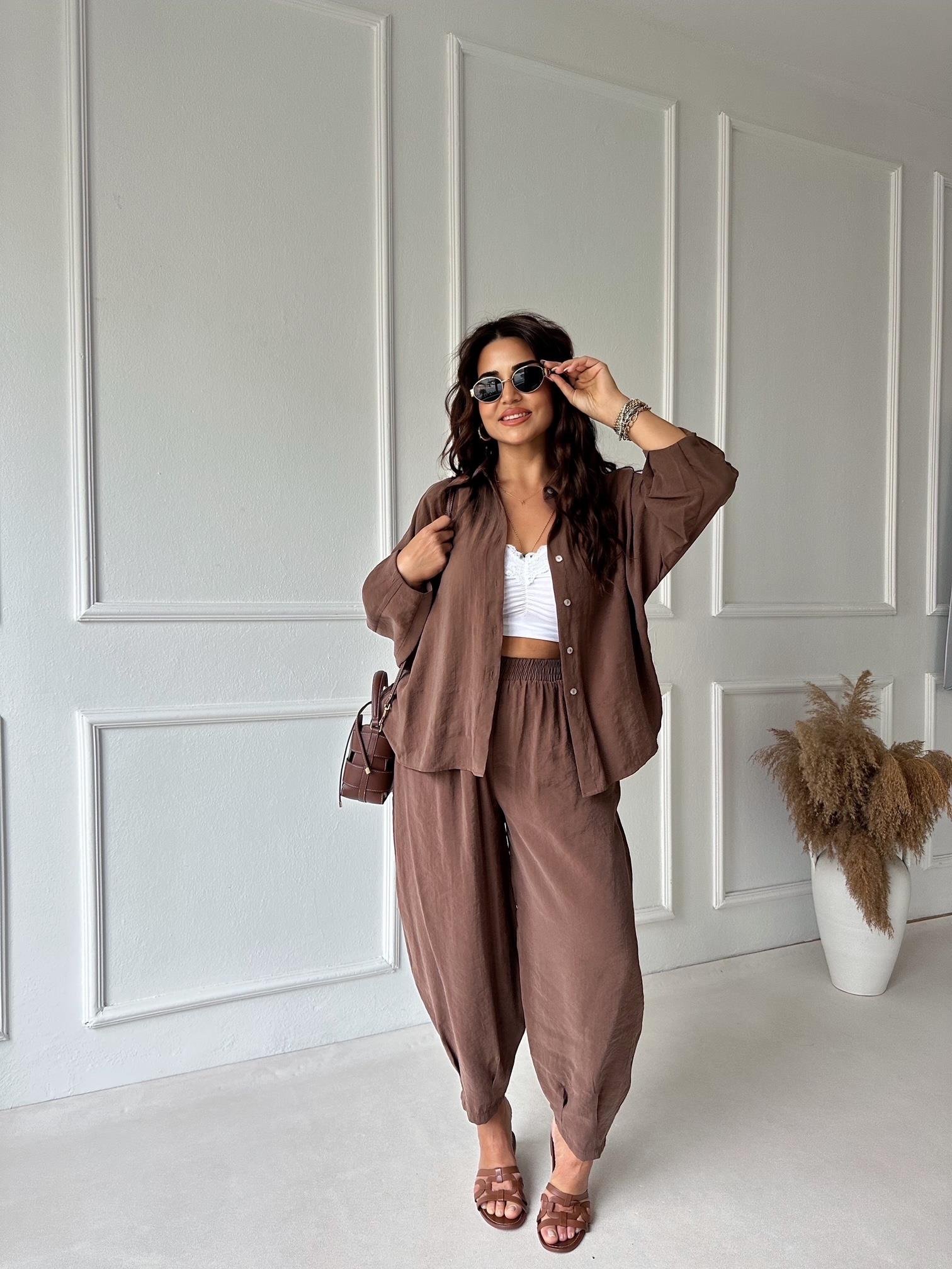 Premium Seri Siena Tensel Takım - Kahve