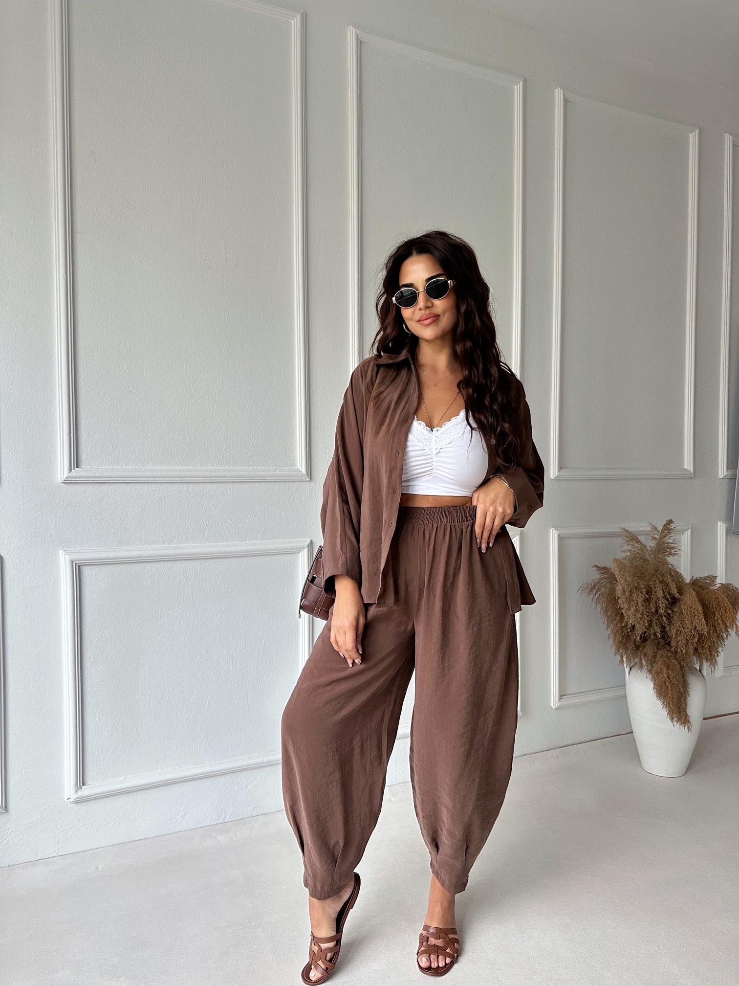 Premium Seri Siena Tensel Takım - Kahve