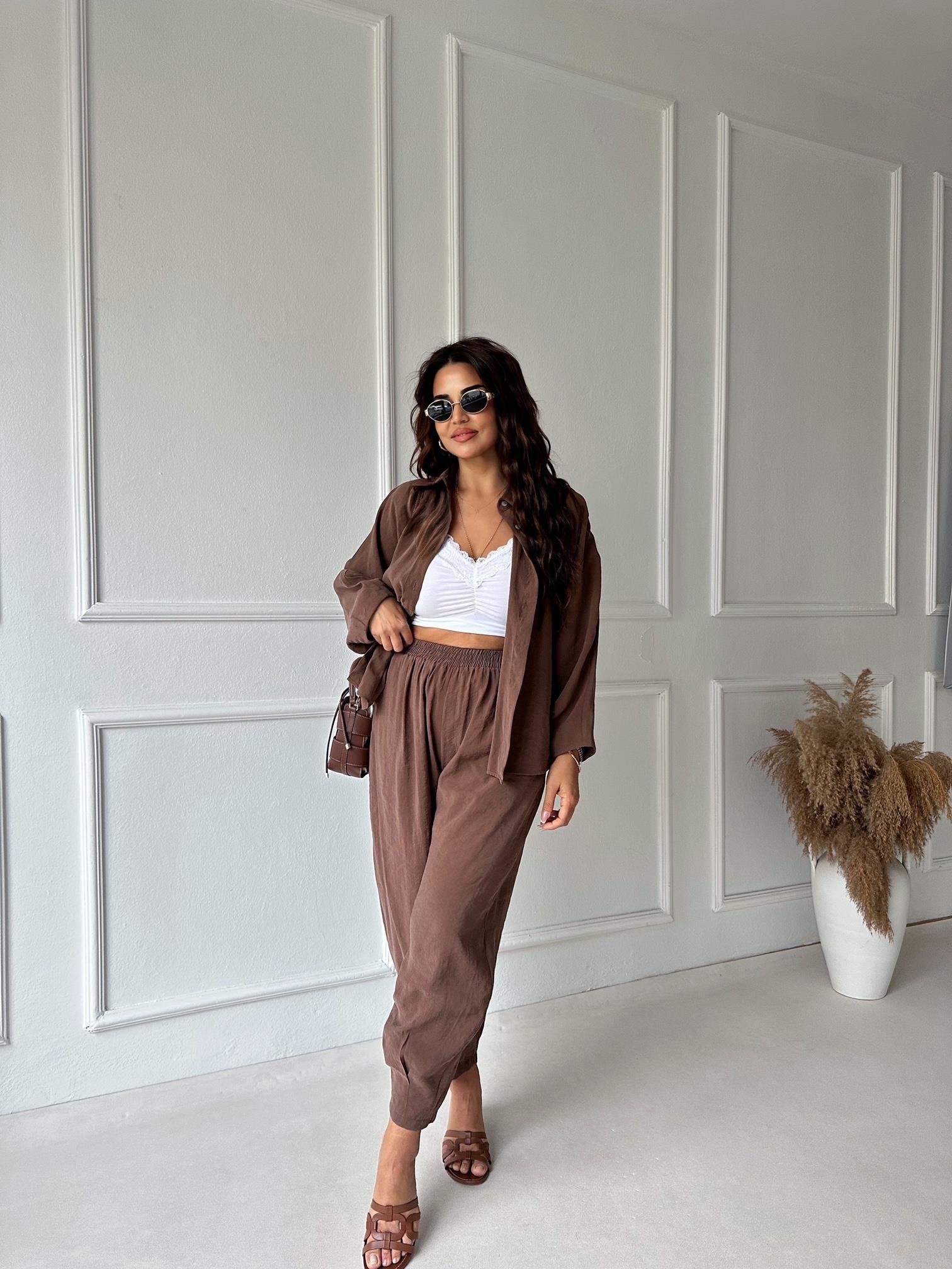 Premium Seri Siena Tensel Takım - Kahve