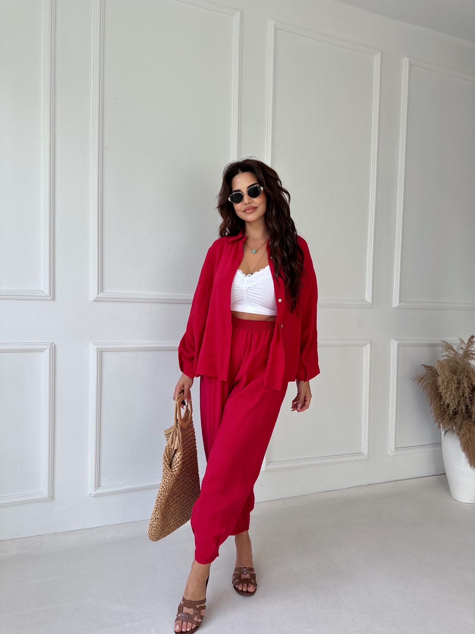 Premium Seri Siena Tensel Takım - Kırmızı