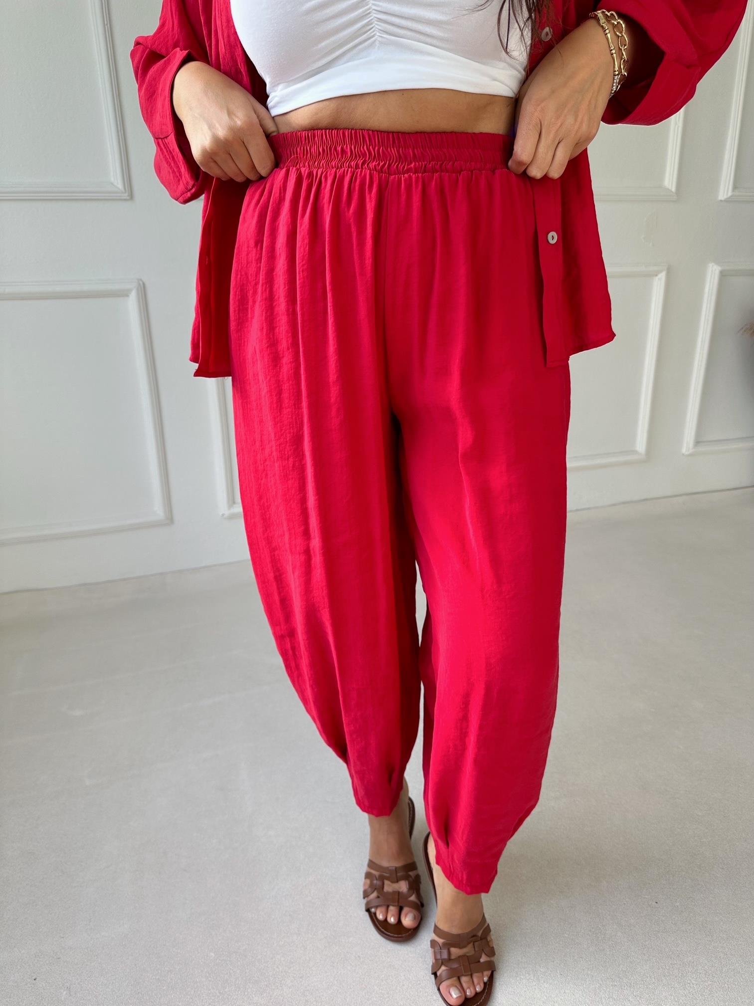 Premium Seri Siena Tensel Takım - Kırmızı