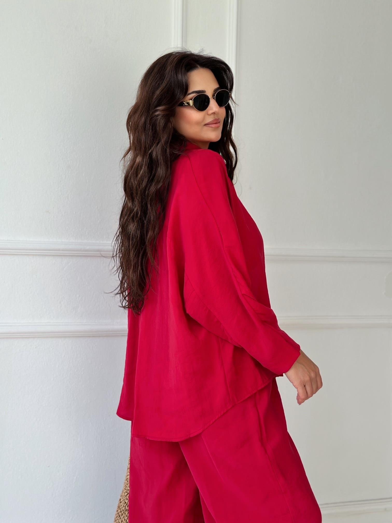 Premium Seri Siena Tensel Takım - Kırmızı