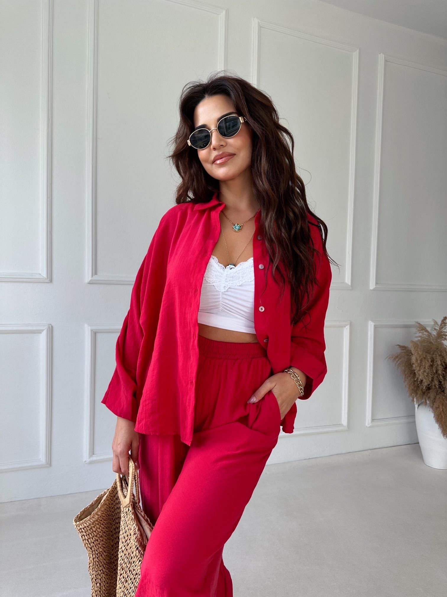 Premium Seri Siena Tensel Takım - Kırmızı