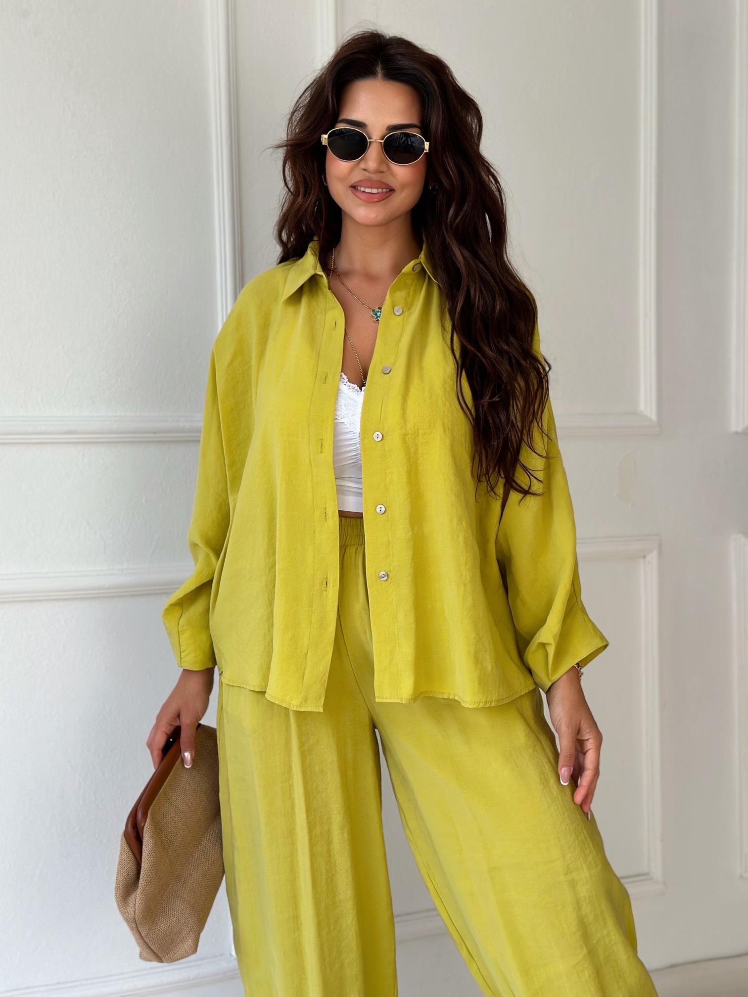 Premium Seri Siena Tensel Takım - Yağ Yeşili