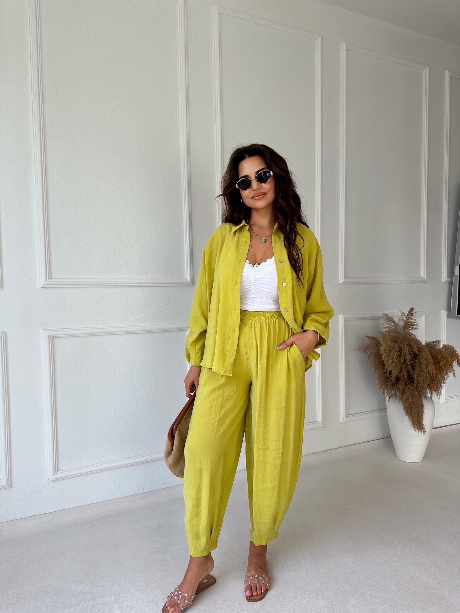 Premium Seri Siena Tensel Takım - Yağ Yeşili