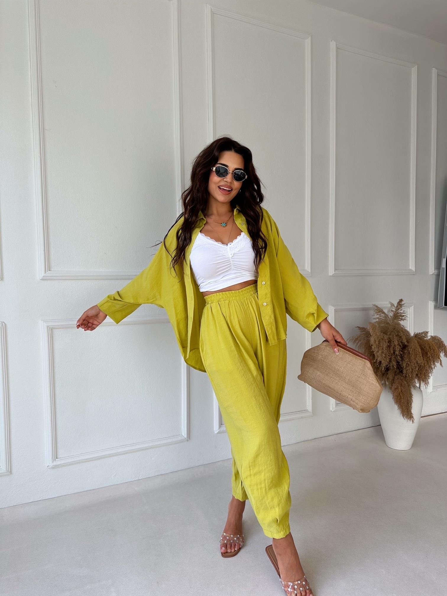 Premium Seri Siena Tensel Takım - Yağ Yeşili