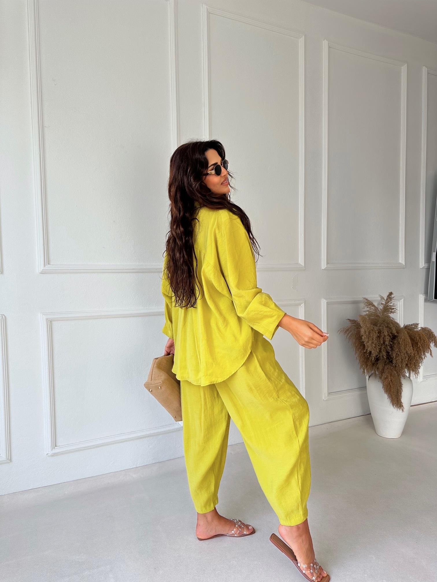 Premium Seri Siena Tensel Takım - Yağ Yeşili