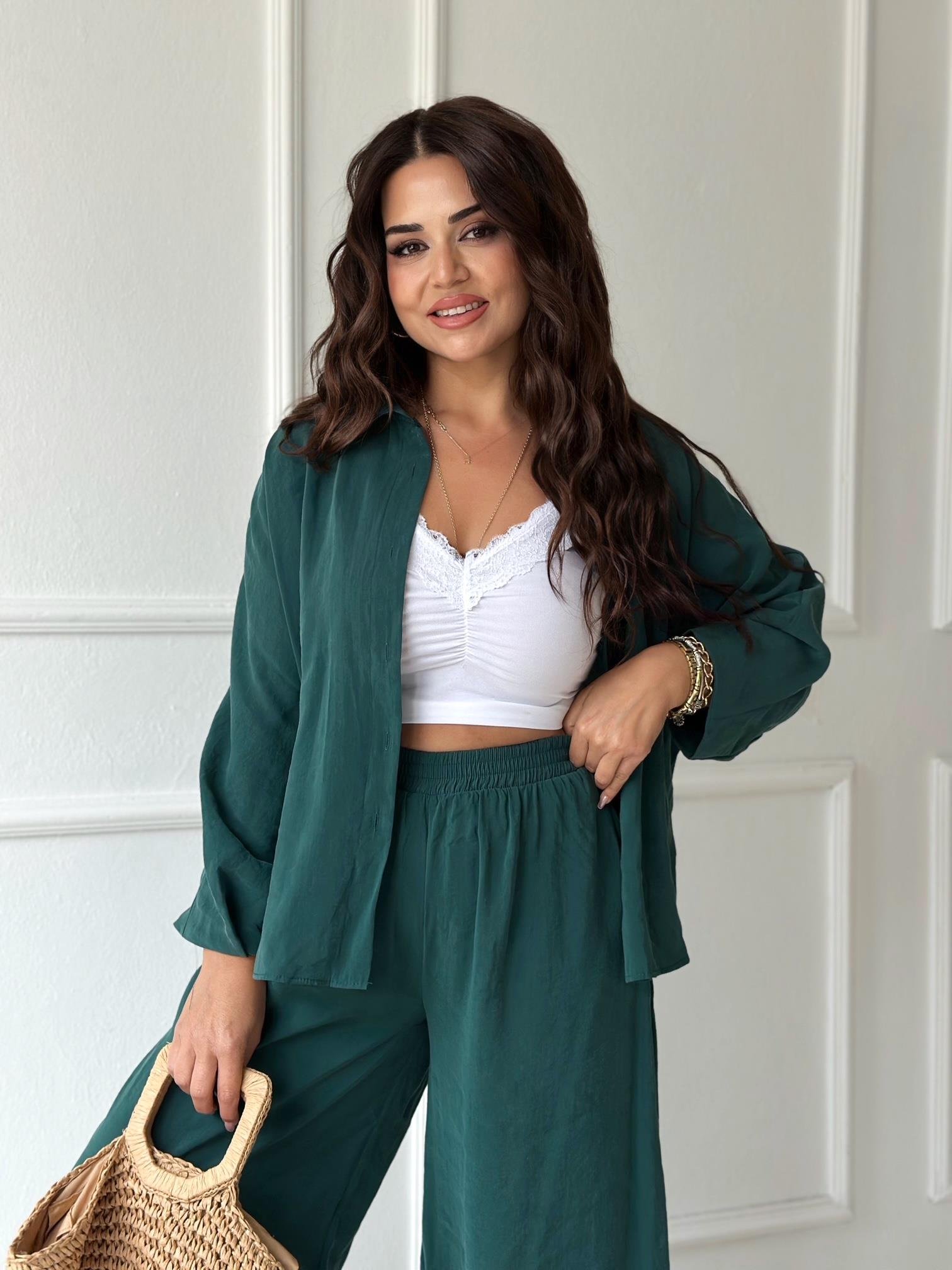 Premium Seri Siena Tensel Takım - Zümrüt Yeşil