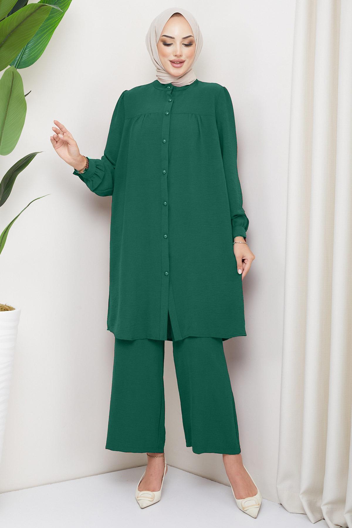 Aerobin Tunik Pantolon İkili Takım Zümrüt HM2155