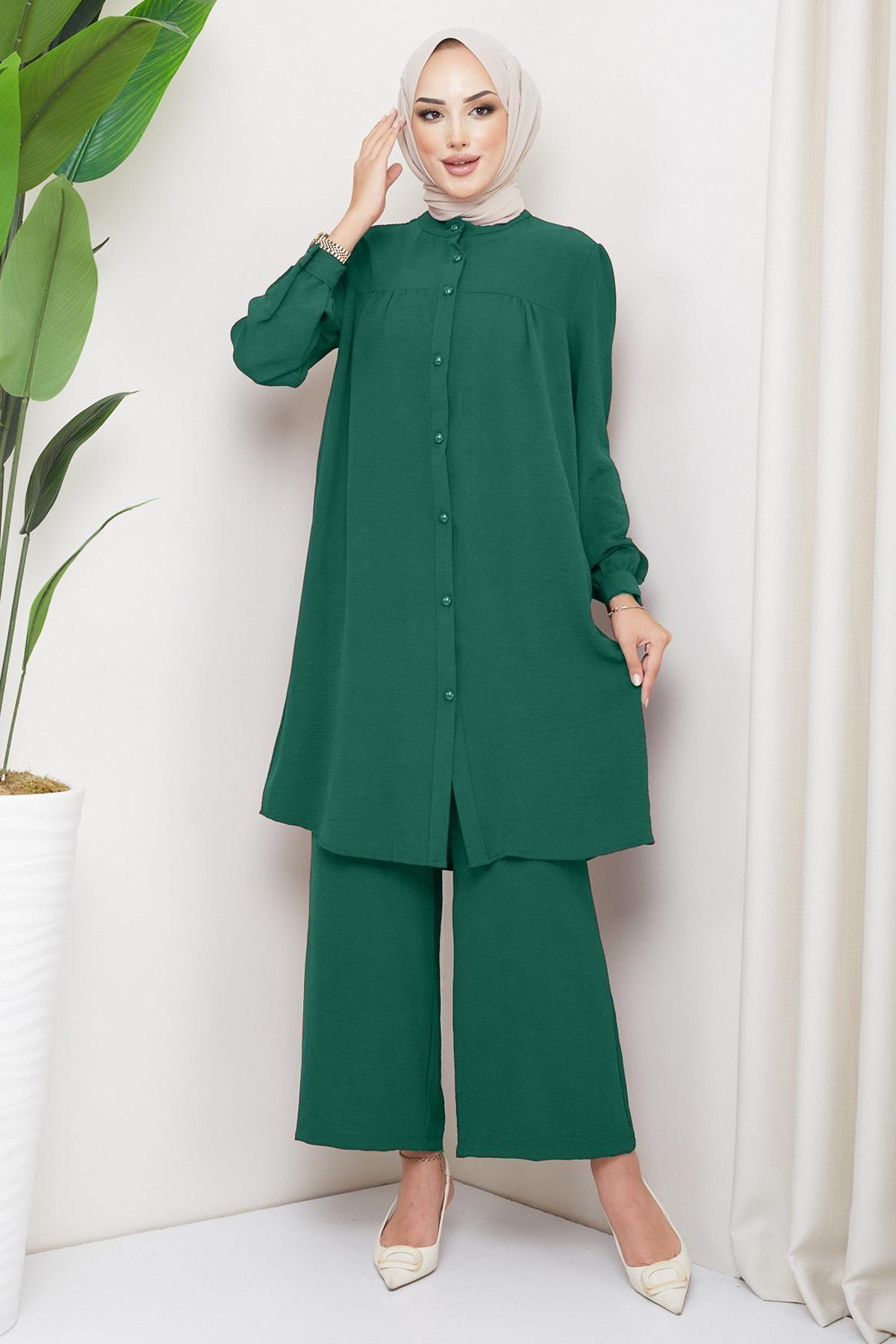 Aerobin Tunik Pantolon İkili Takım Zümrüt HM2155
