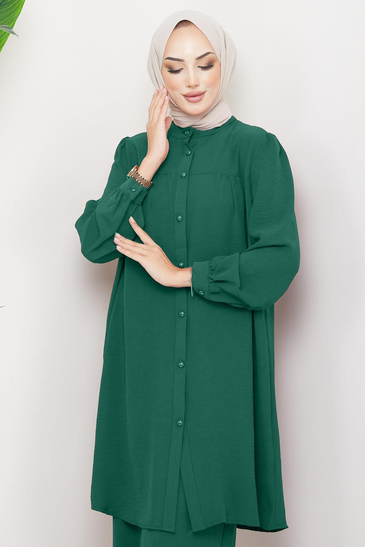 Aerobin Tunik Pantolon İkili Takım Zümrüt HM2155