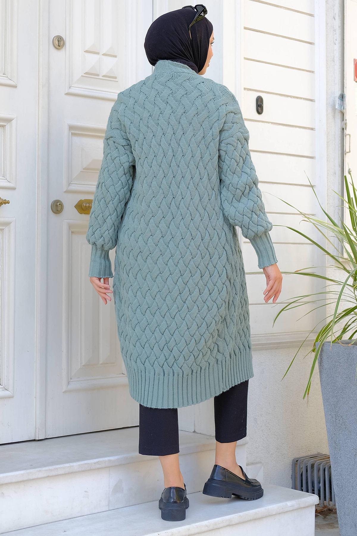 Araboy Triko Hırka Mint HM2227