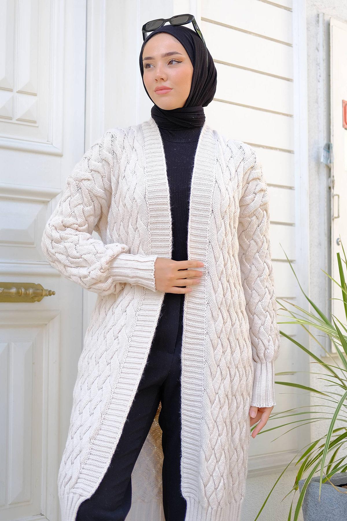 Araboy Triko Hırka Taş HM2227
