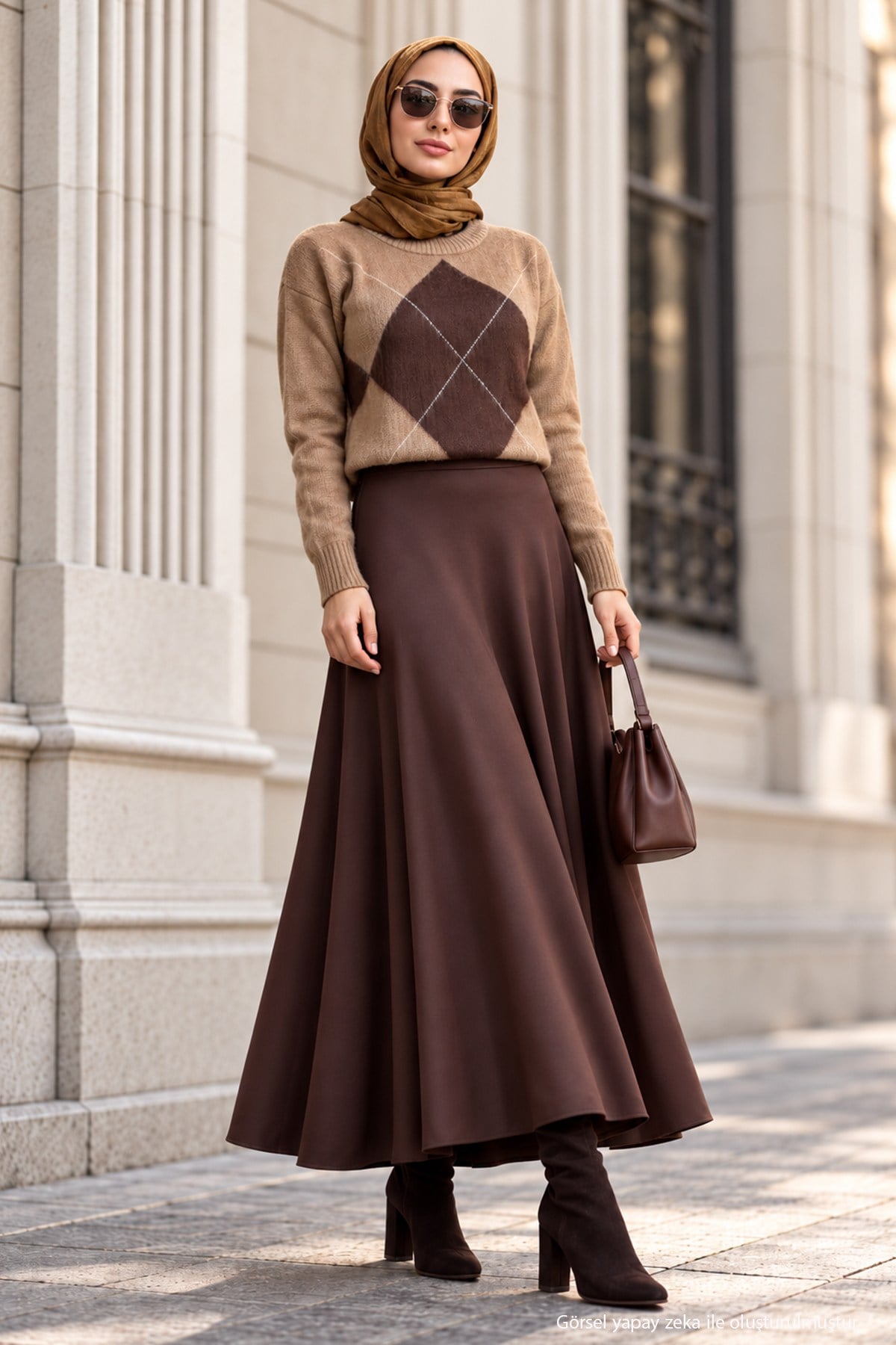 Baklava Desen Kazak Camel HM2976