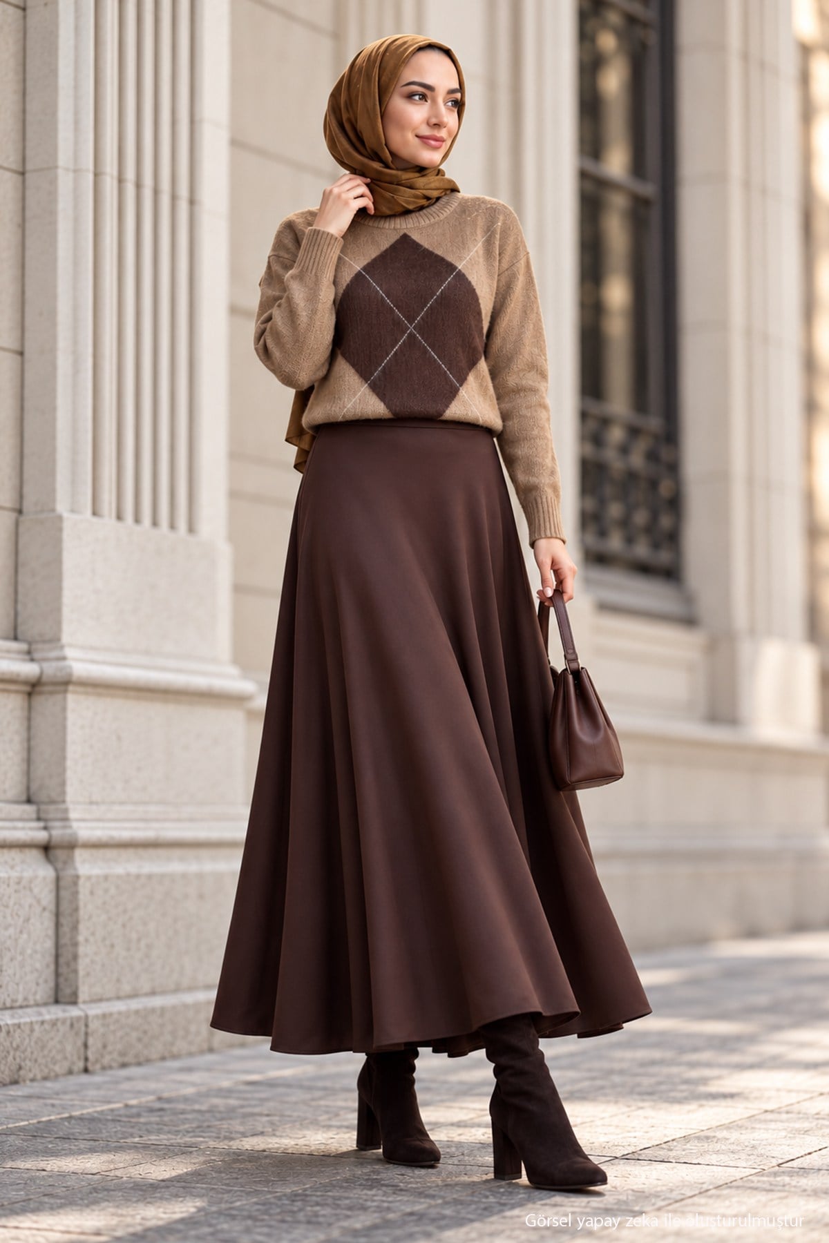 Baklava Desen Kazak Camel HM2976