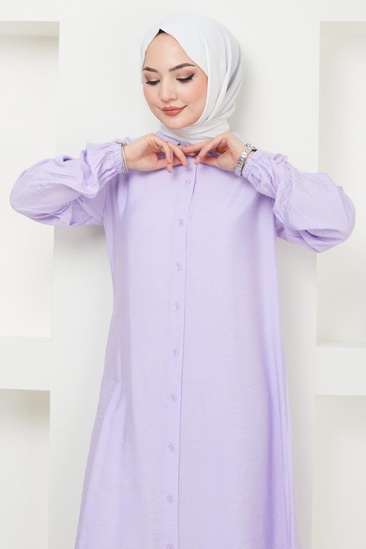 Beyza Tunik Pantolon İkili Takım Lila HM2385