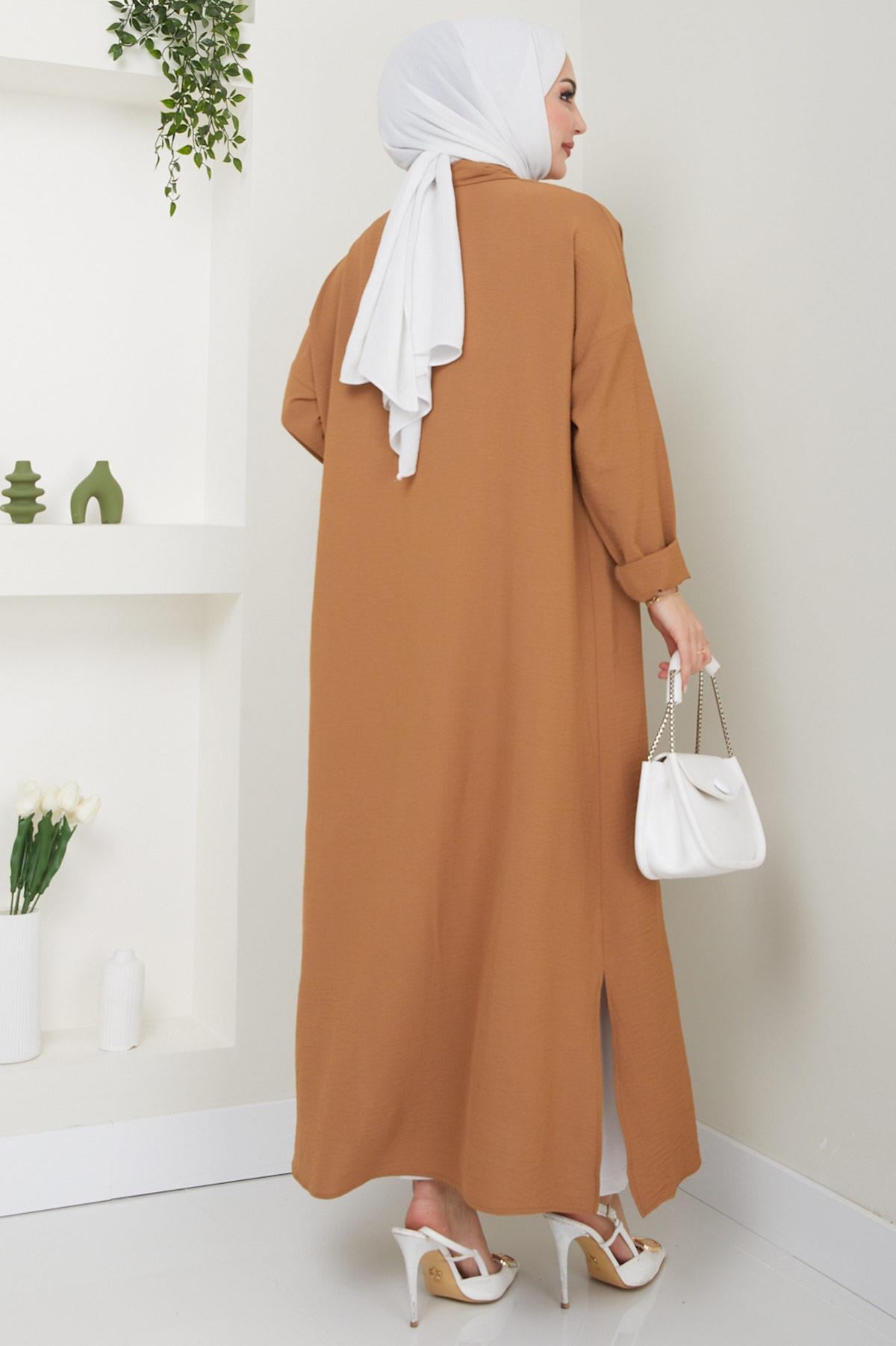 Çıt Çıtlı Ayrobin Kap Camel HM2446