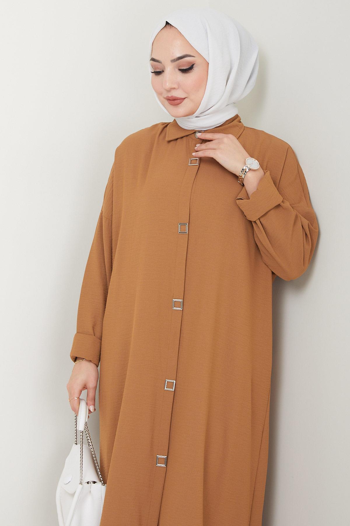 Çıt Çıtlı Ayrobin Kap Camel HM2446