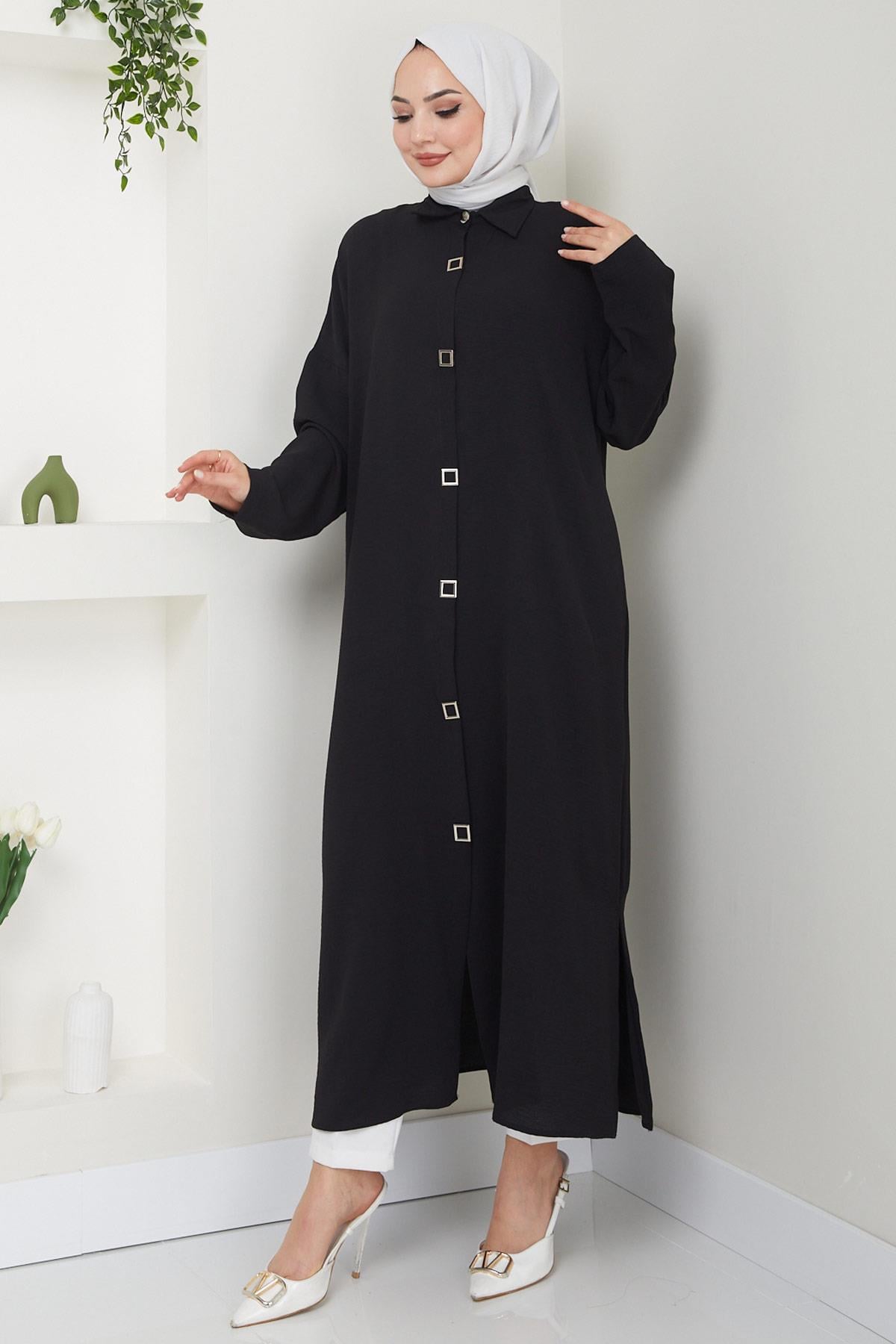 Çıt Çıtlı Ayrobin Kap Siyah HM2446