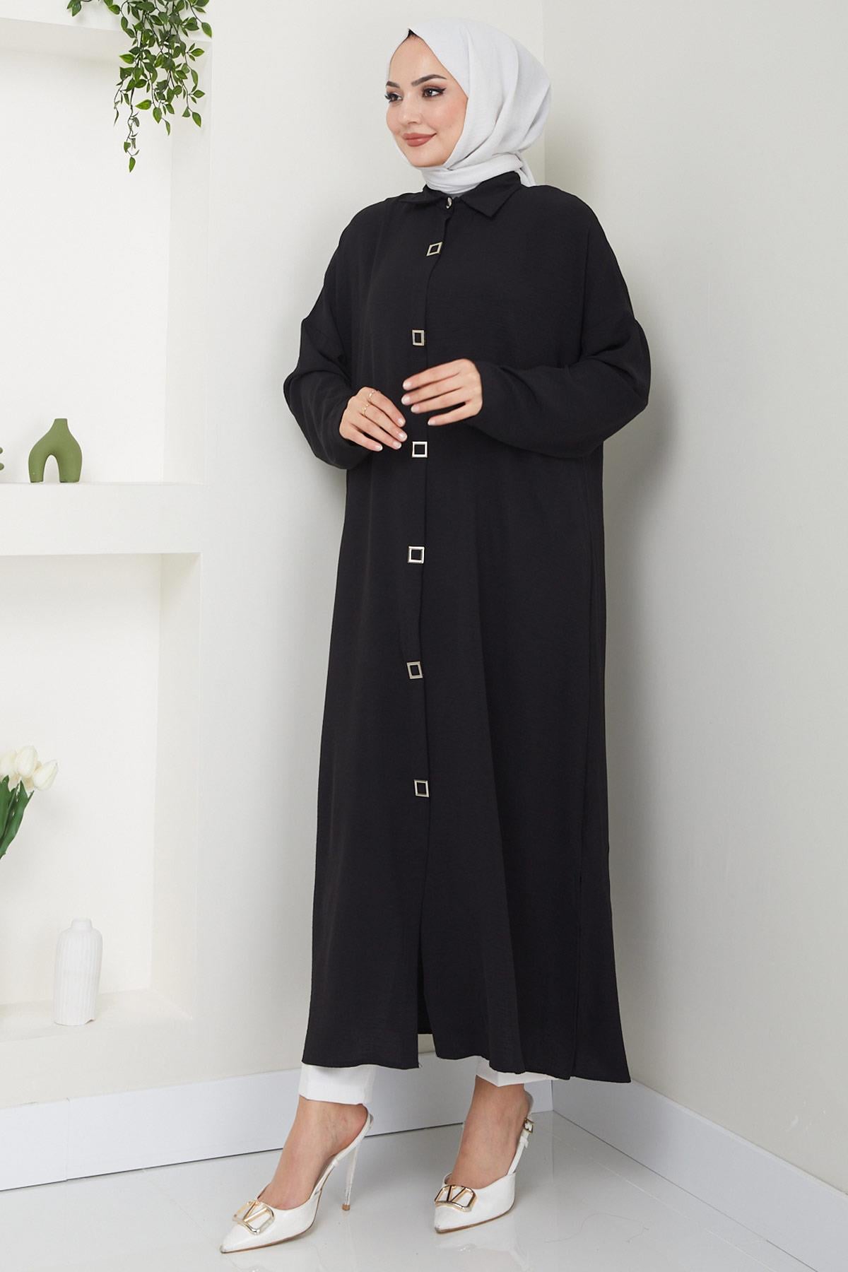 Çıt Çıtlı Ayrobin Kap Siyah HM2446