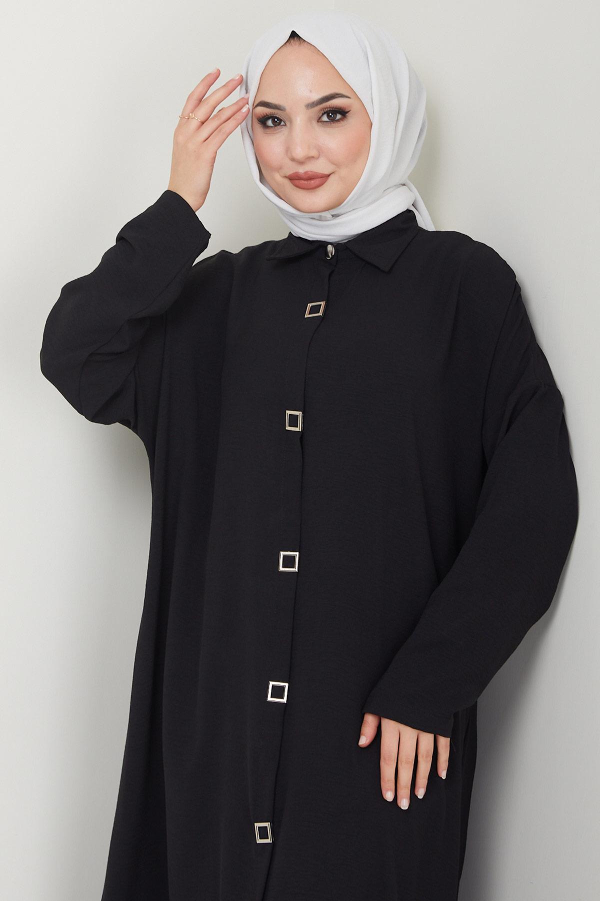 Çıt Çıtlı Ayrobin Kap Siyah HM2446