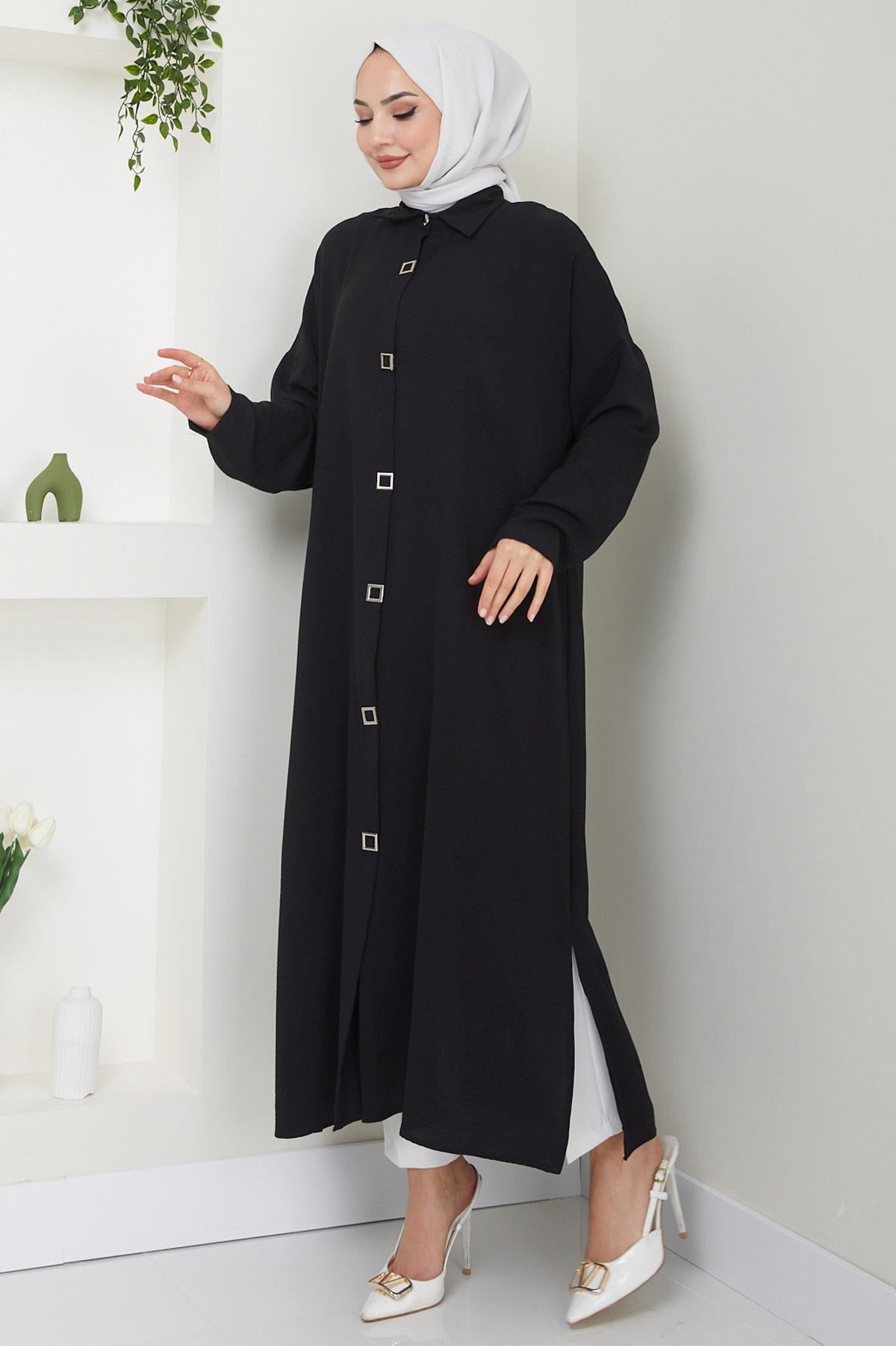 Çıt Çıtlı Ayrobin Kap Siyah HM2446
