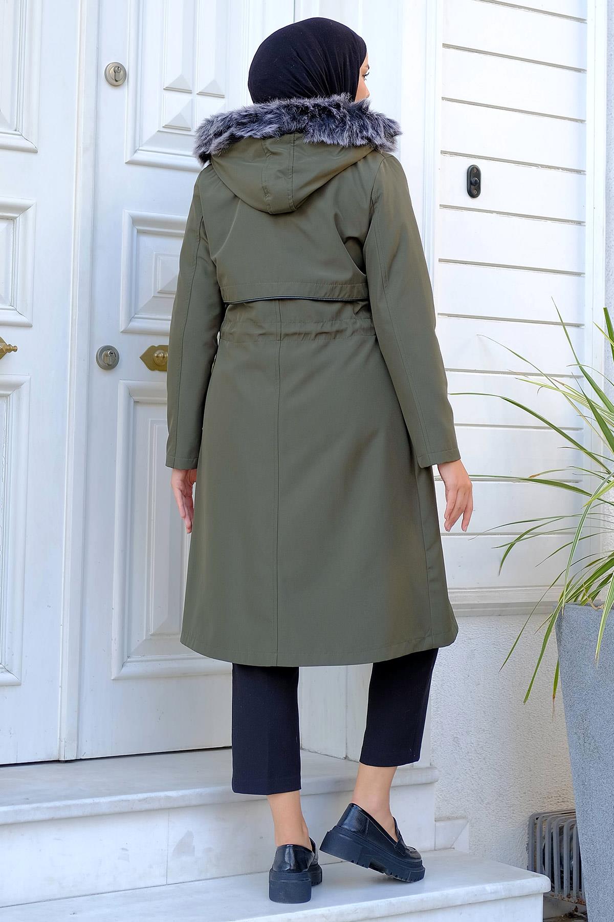 Deri Biyeli Mont Haki HM2273