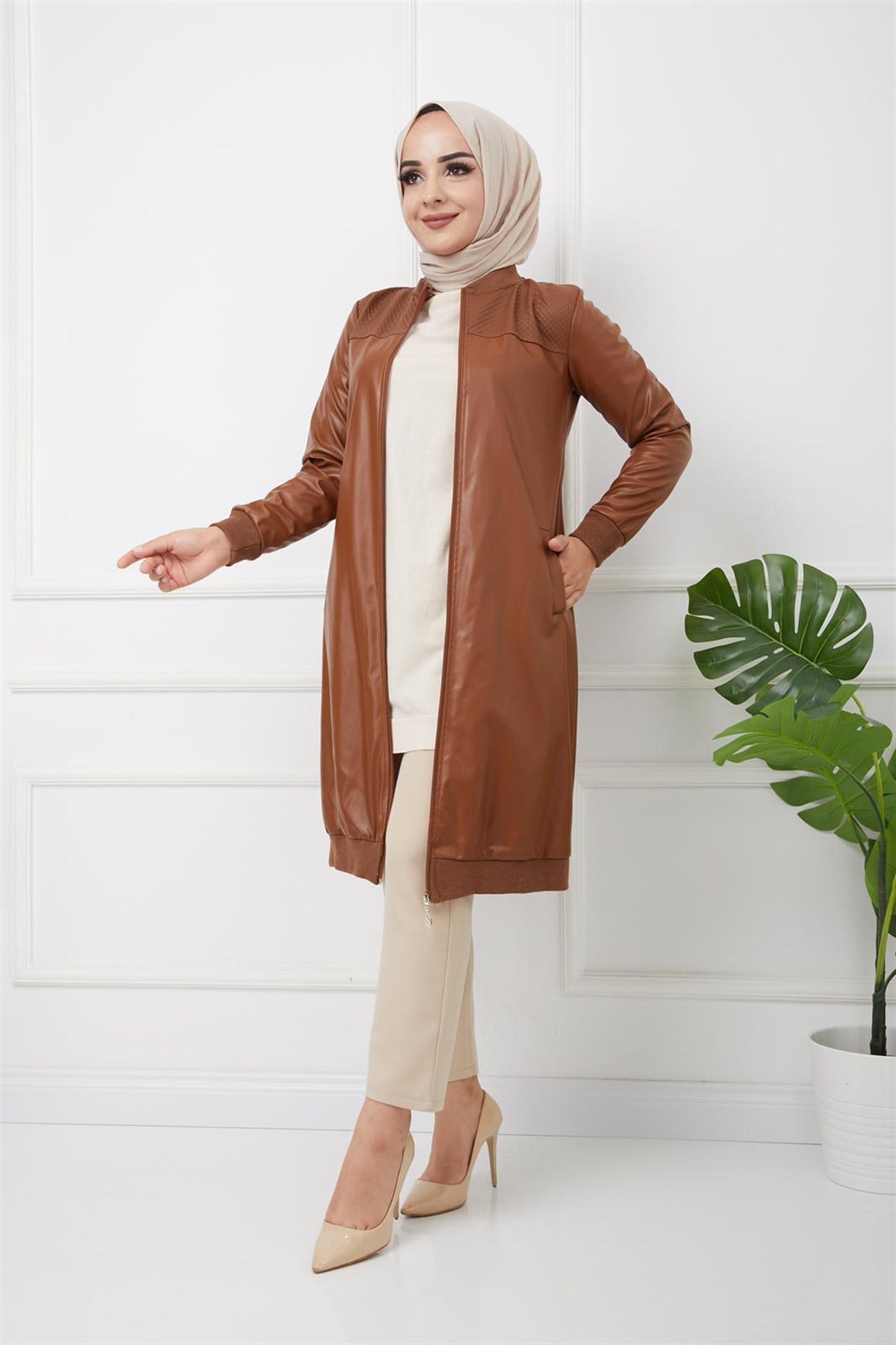 Deri Ribanalı Mont Camel