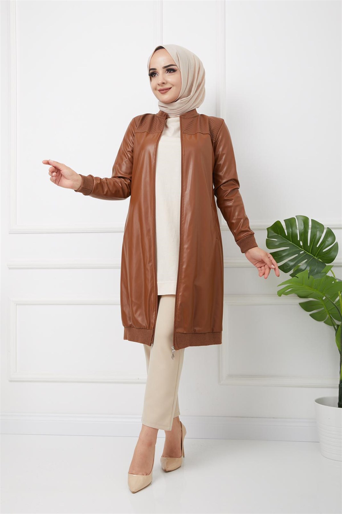 Deri Ribanalı Mont Camel