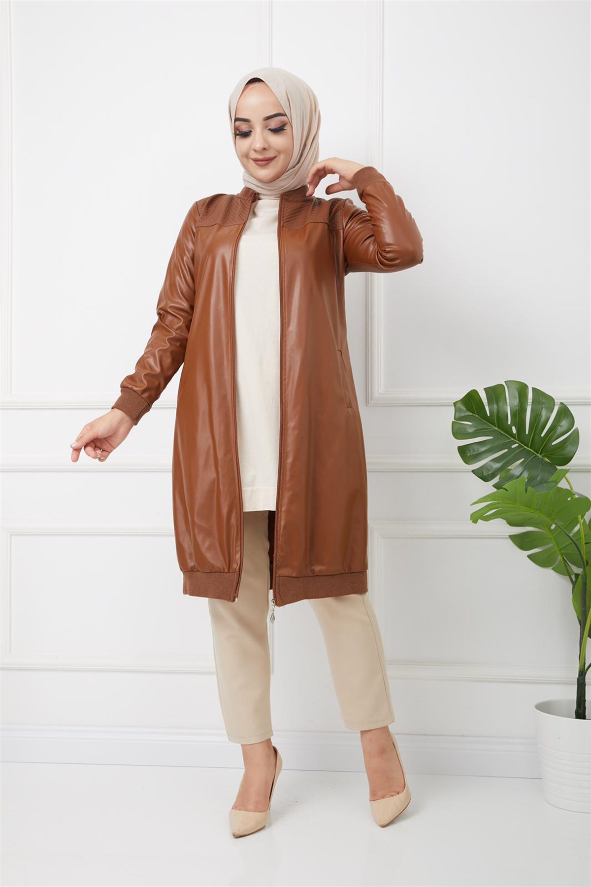 Deri Ribanalı Mont Camel