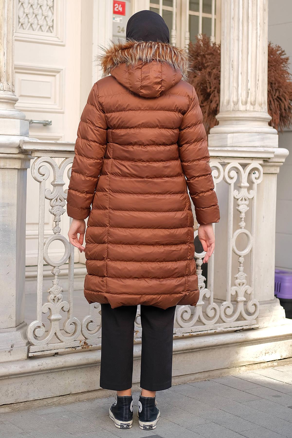 Dolumlu Şişme Mont Taba HM2294