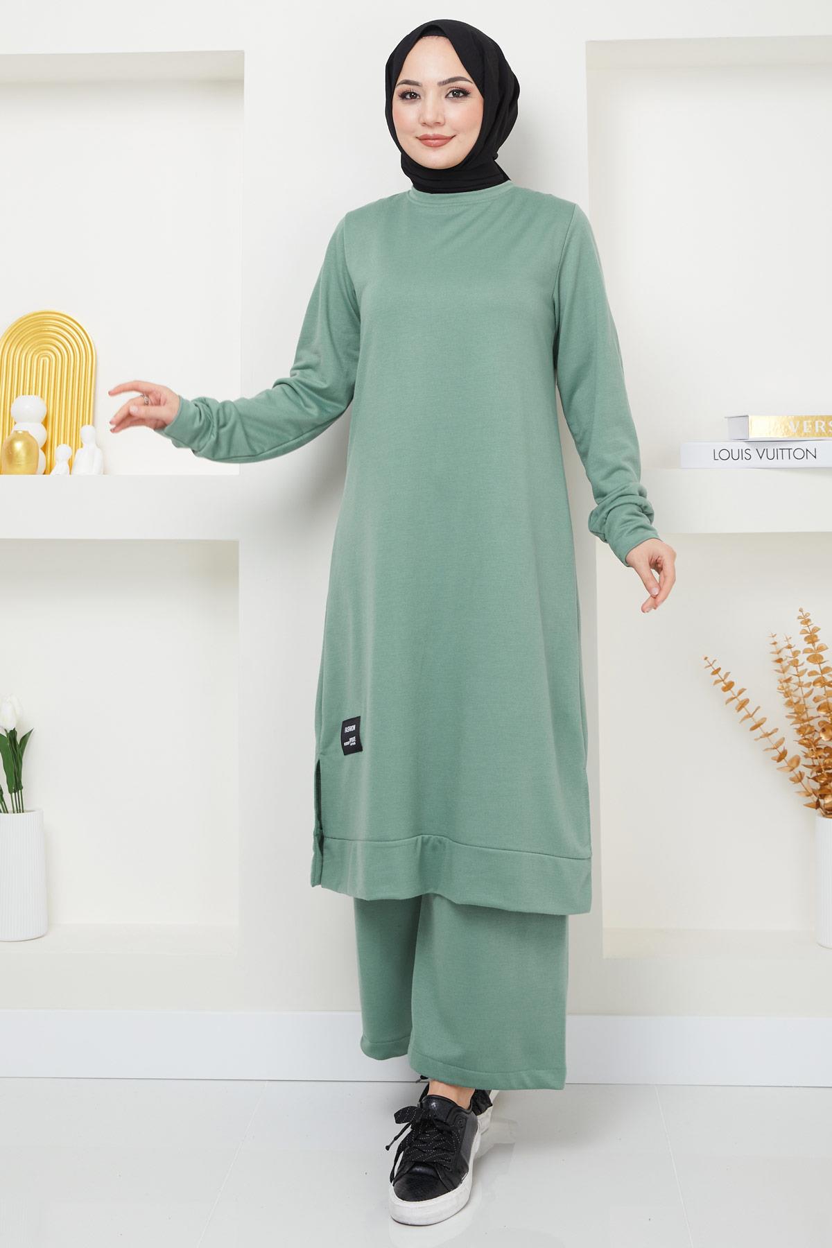 Feray Tesettür Eşofman Takımı Mint HM2384