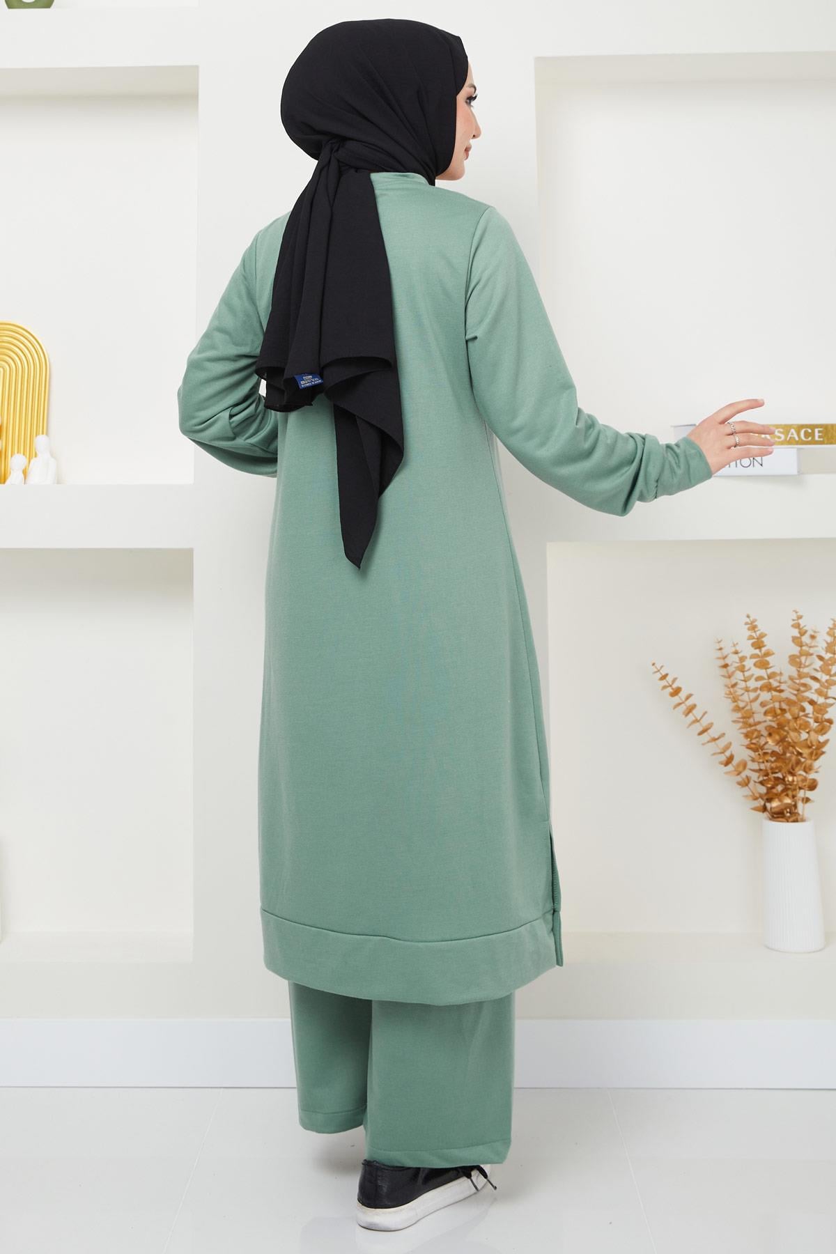 Feray Tesettür Eşofman Takımı Mint HM2384