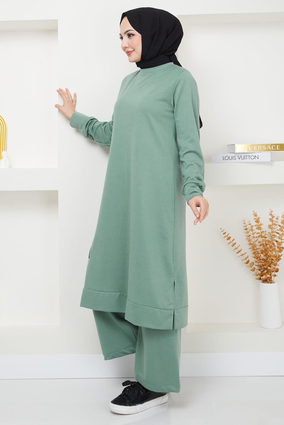 Feray Tesettür Eşofman Takımı Mint HM2384