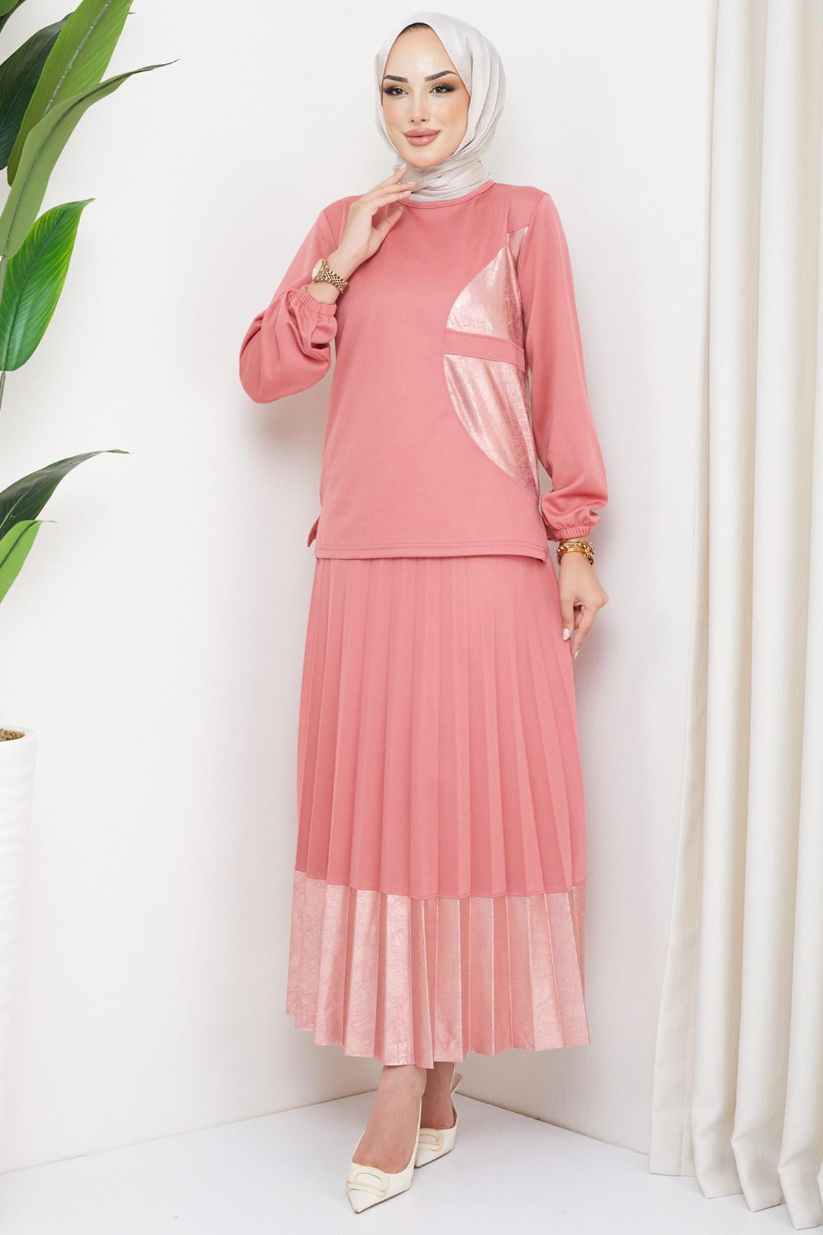 Jewel Pilise Etekli Takım Pudra HM2202