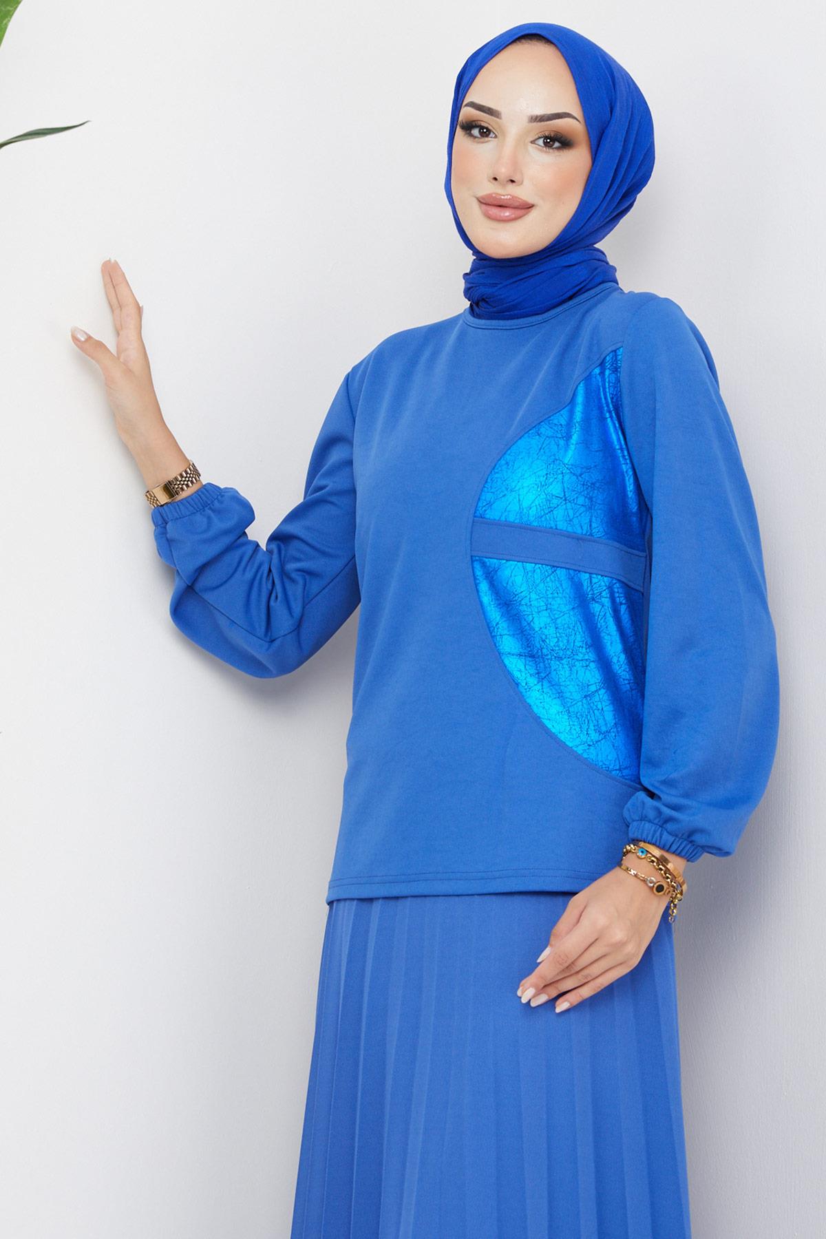 Jewel Pilise Etekli Takım Saks HM2202