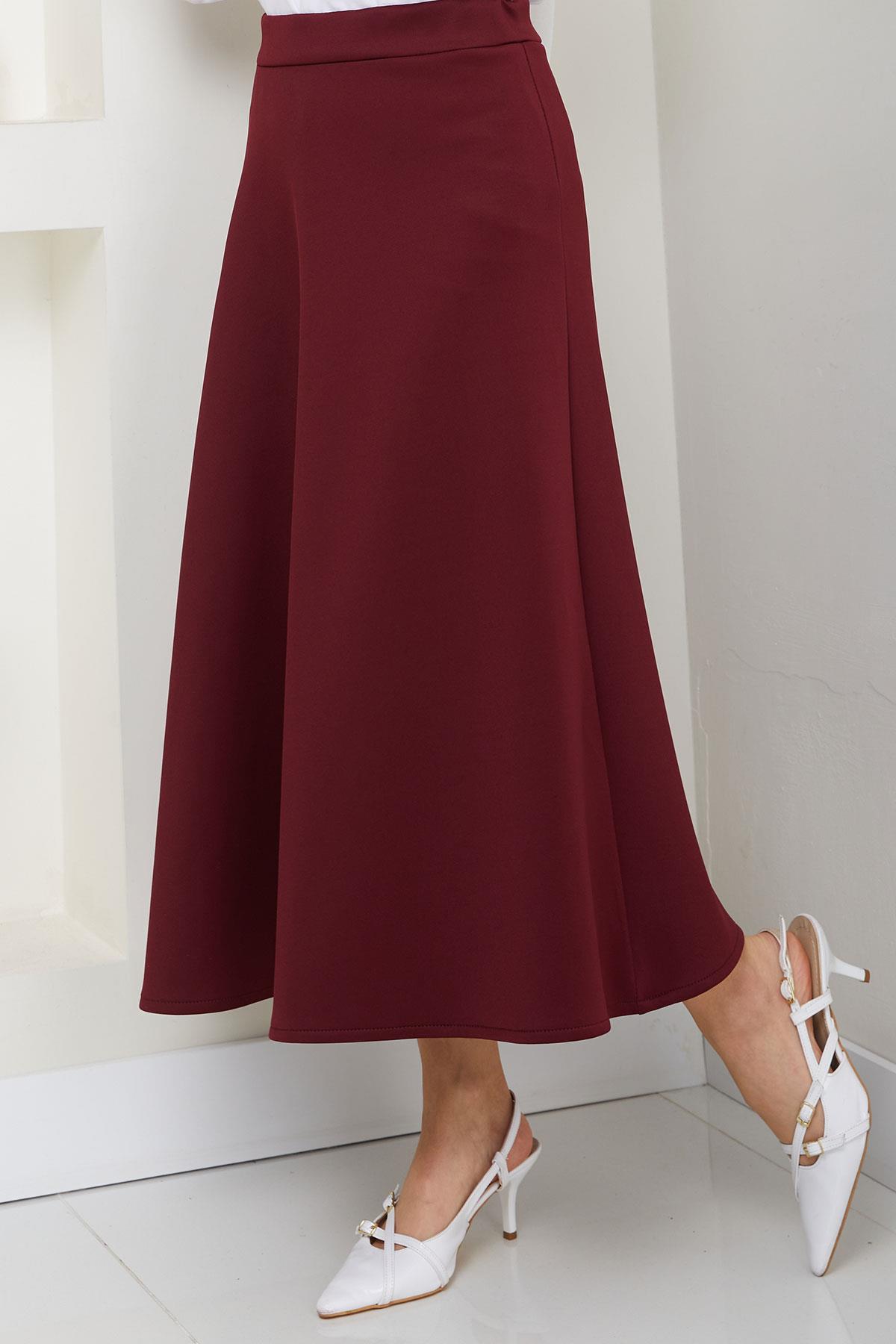 Mevlana Etek Bordo HM2714