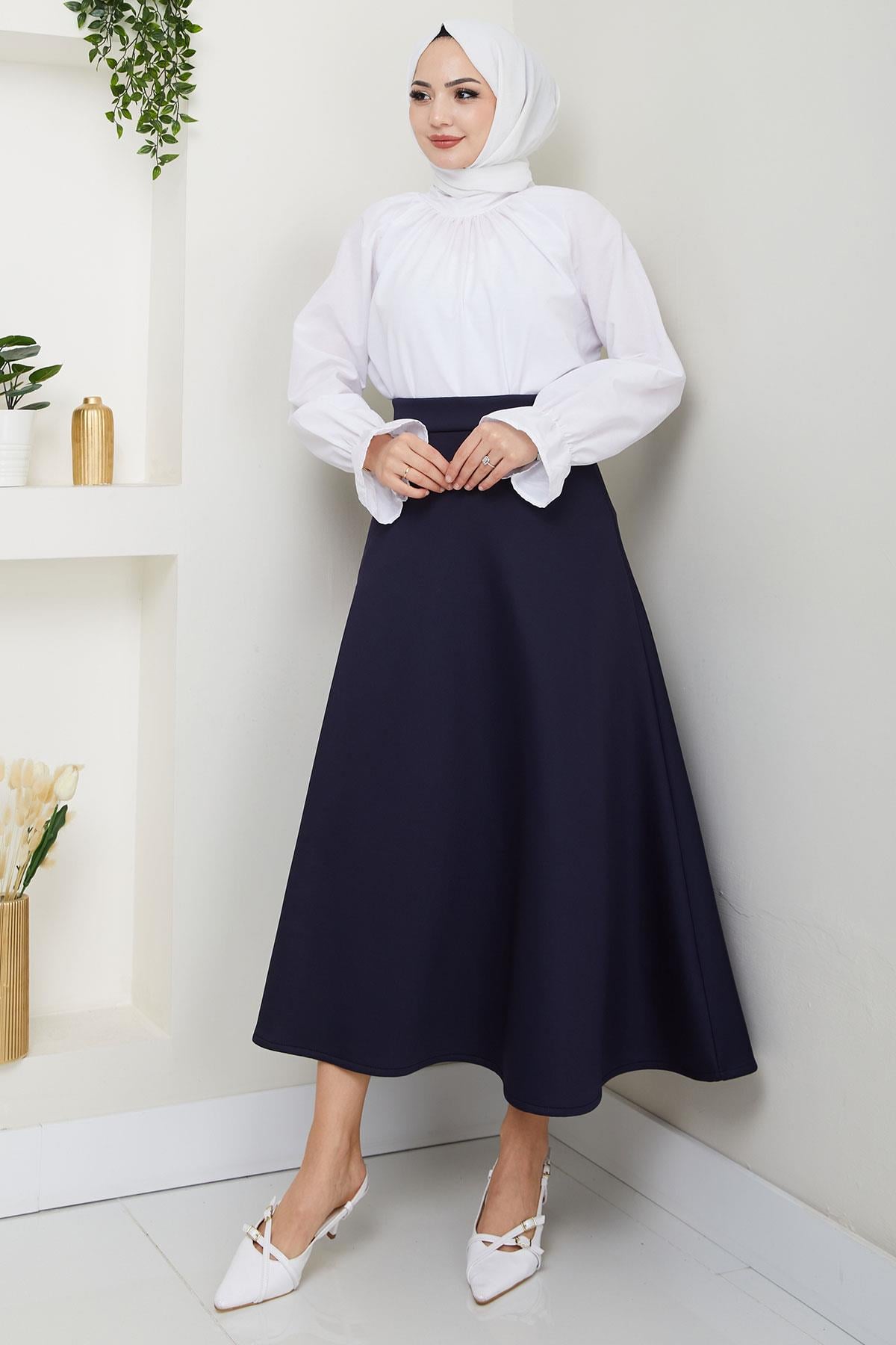 Mevlana Etek Lacivert HM2714
