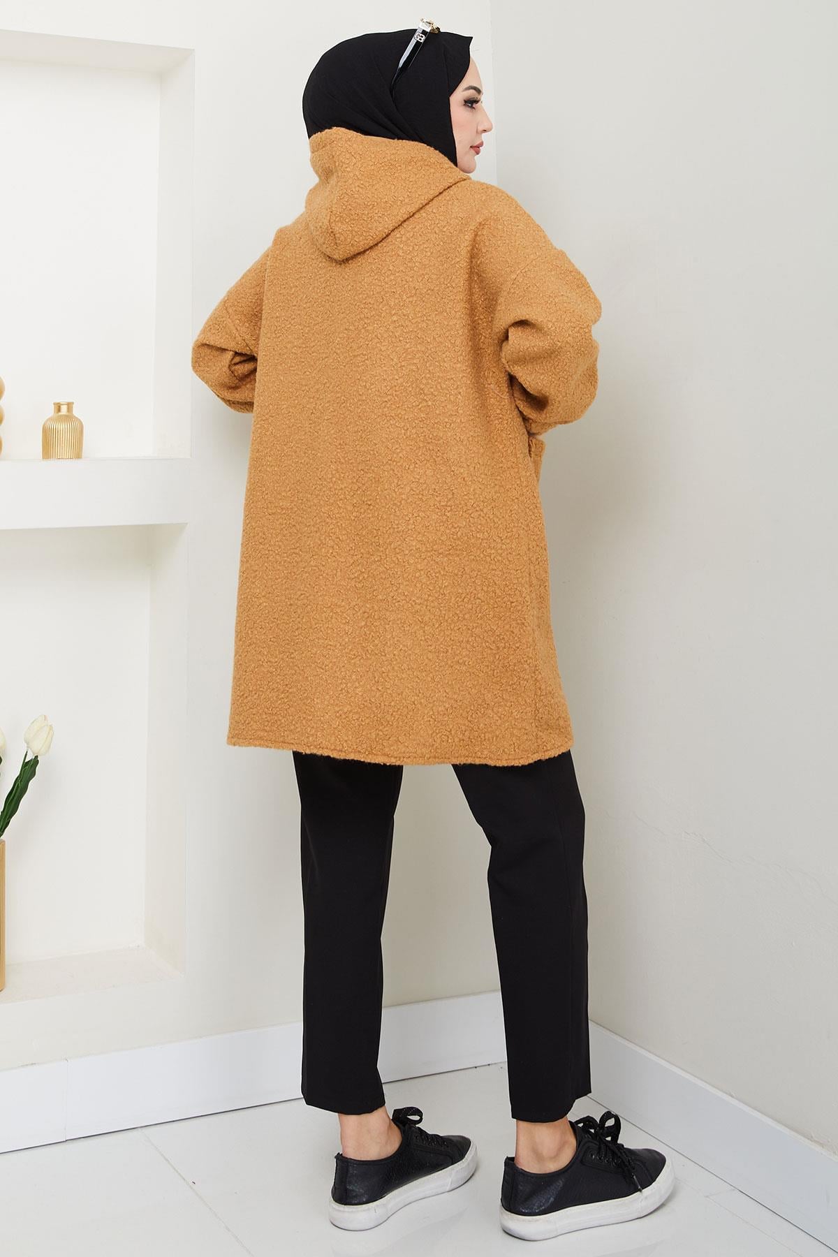 Oversize Buklet Kaban Camel HM2657