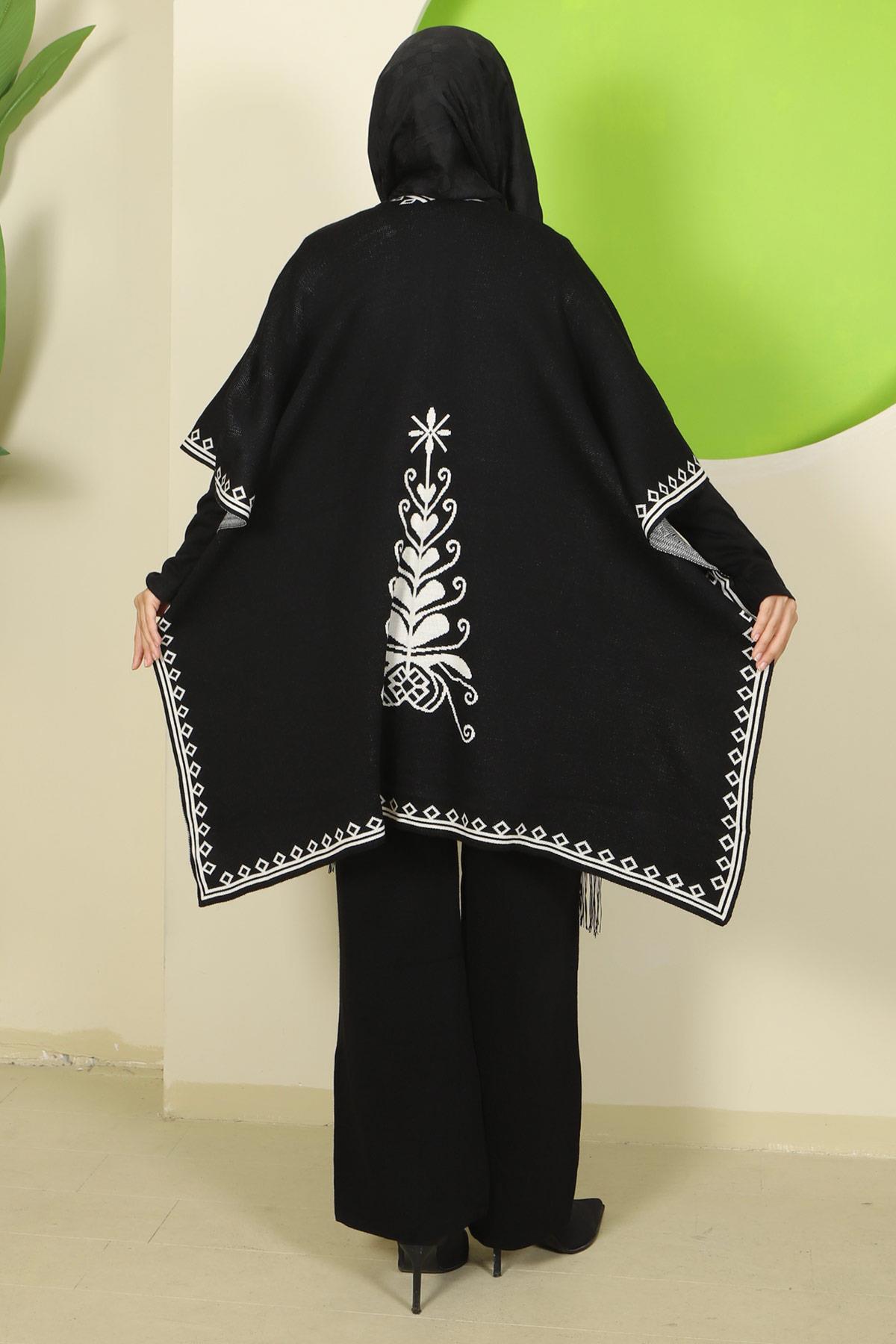 Pançolu Üçlü Triko Takım Siyah HM2814