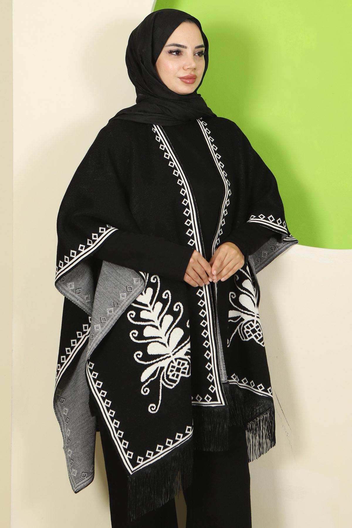 Pançolu Üçlü Triko Takım Siyah HM2814