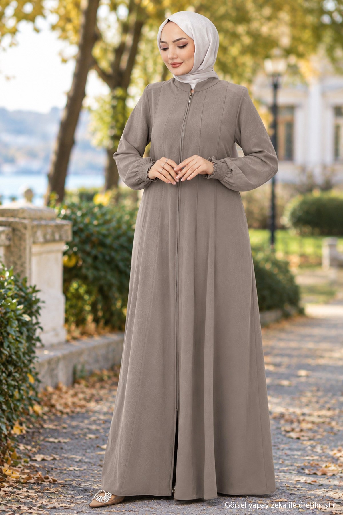 Parçalı Mevlana Ferace Vizon HM2362