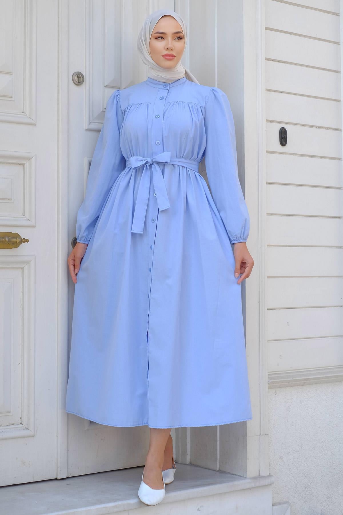 Robalı Mevlana Elbise Bebe Mavisi HM2223