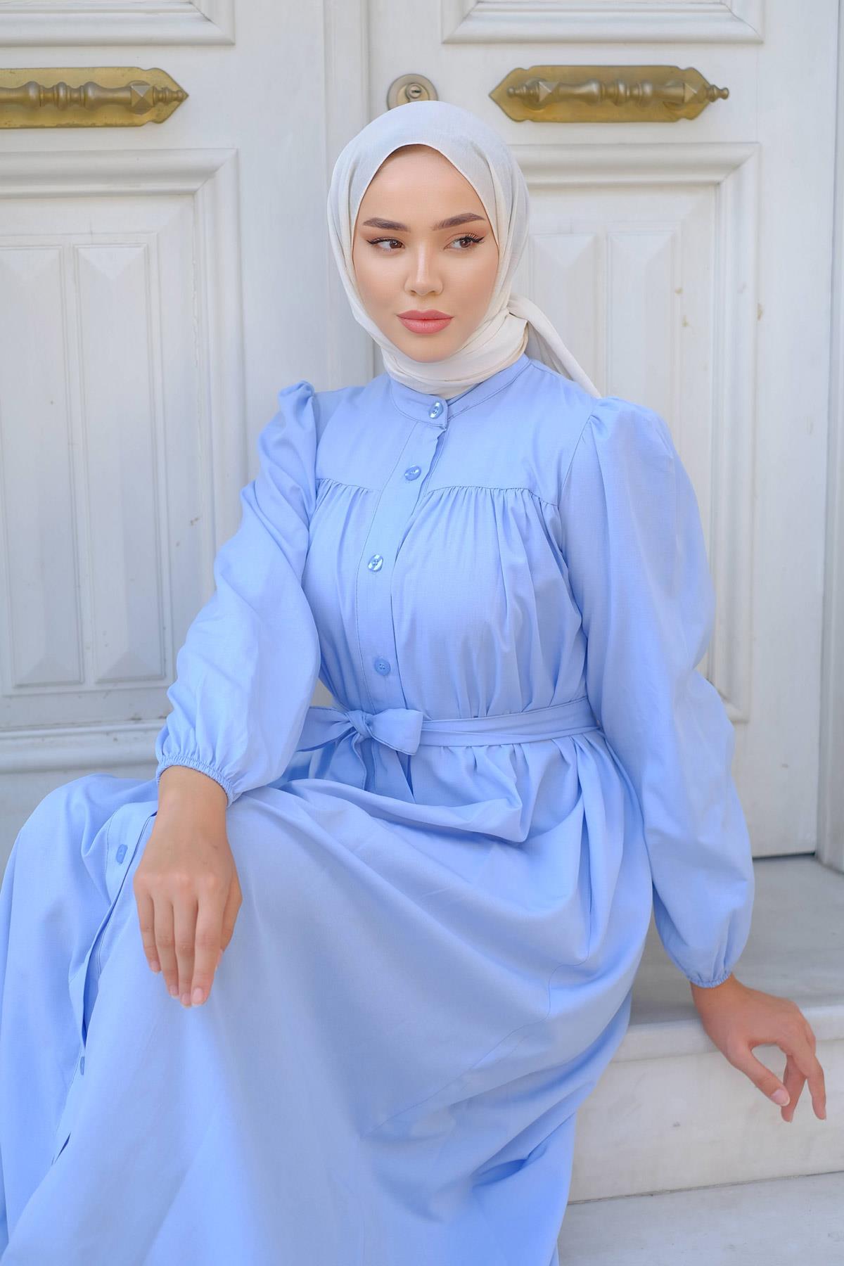 Robalı Mevlana Elbise Bebe Mavisi HM2223