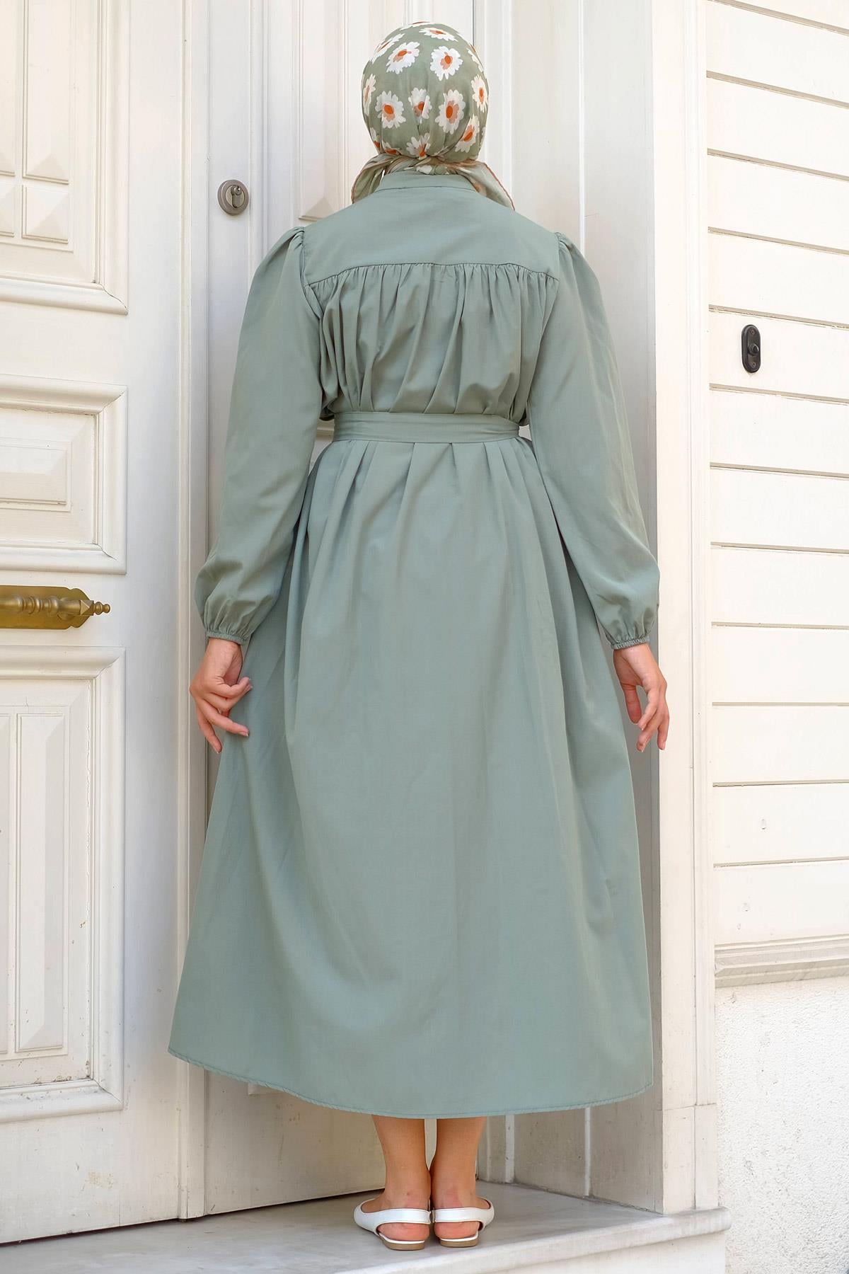 Robalı Mevlana Elbise Mint HM2223